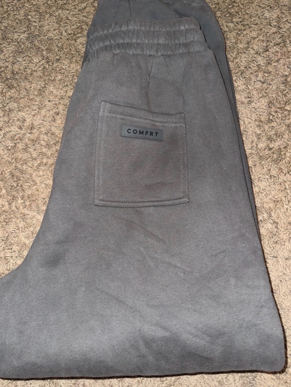 Comfort Men's Joggers in Charcoal Gray